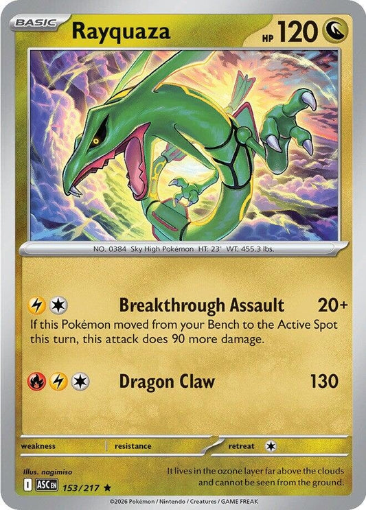 Image for Rayquaza (153/217) (ASC) - Pokemon