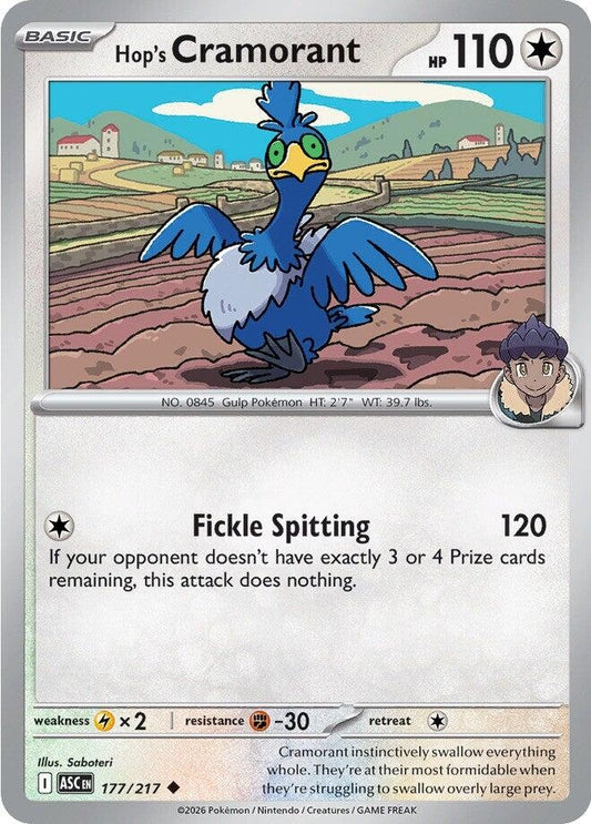 Image for Hop's Cramorant (177/217) (ASC) - Pokemon
