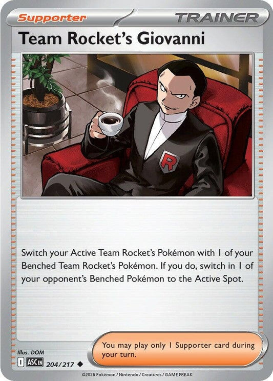 Image for Team Rocket's Giovanni (204/217) (ASC) - Pokemon