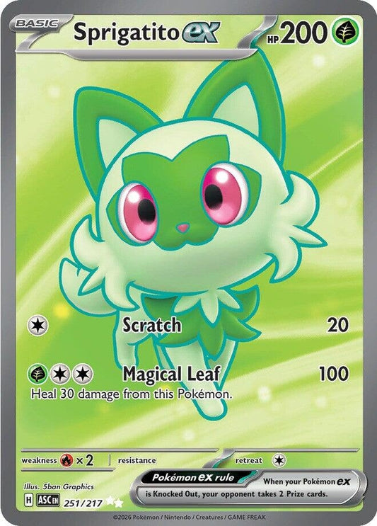 Image for Sprigatito ex (251/217) (ASC) - Pokemon