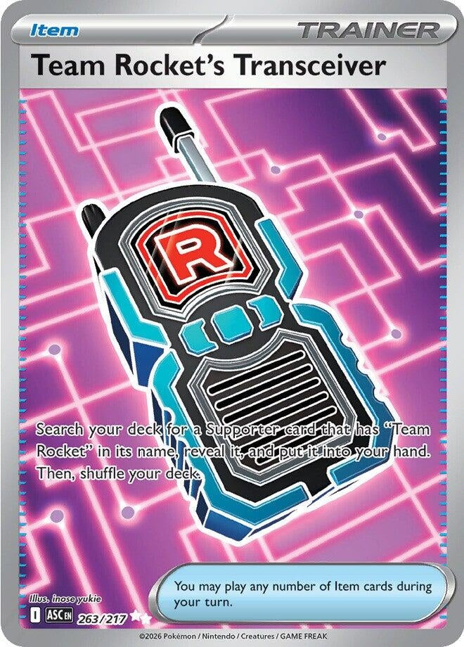 Image for Team Rocket's Transceiver (263/217) (ASC) - Pokemon
