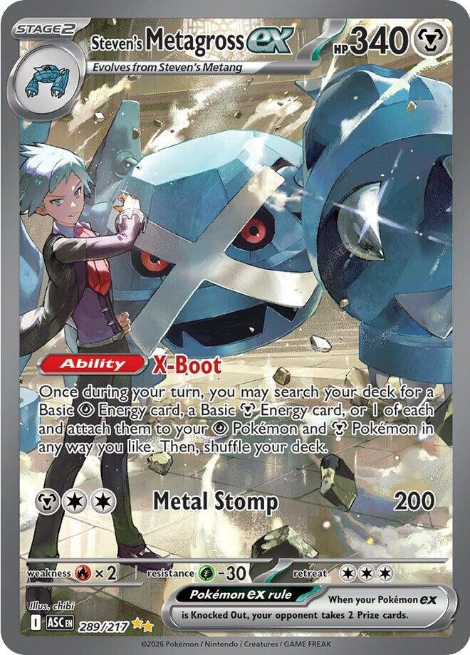 Image for Steven's Metagross ex (289/217) (ASC) - Pokemon