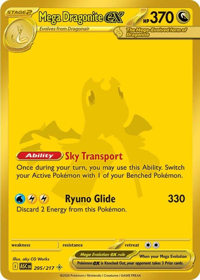 Image for Mega Dragonite ex (295/217) (ASC) - Pokemon