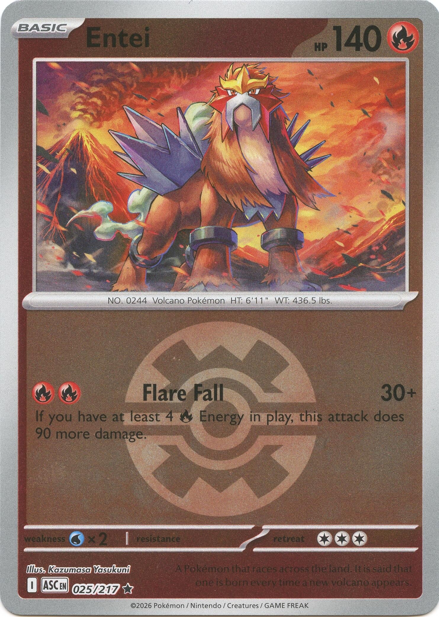 Image for Entei (Quick Ball) (025/217) (ASC) - Pokemon