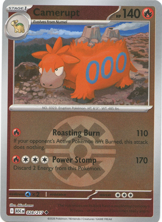 Image for Camerupt (Quick Ball) (028/217) (ASC) - Pokemon