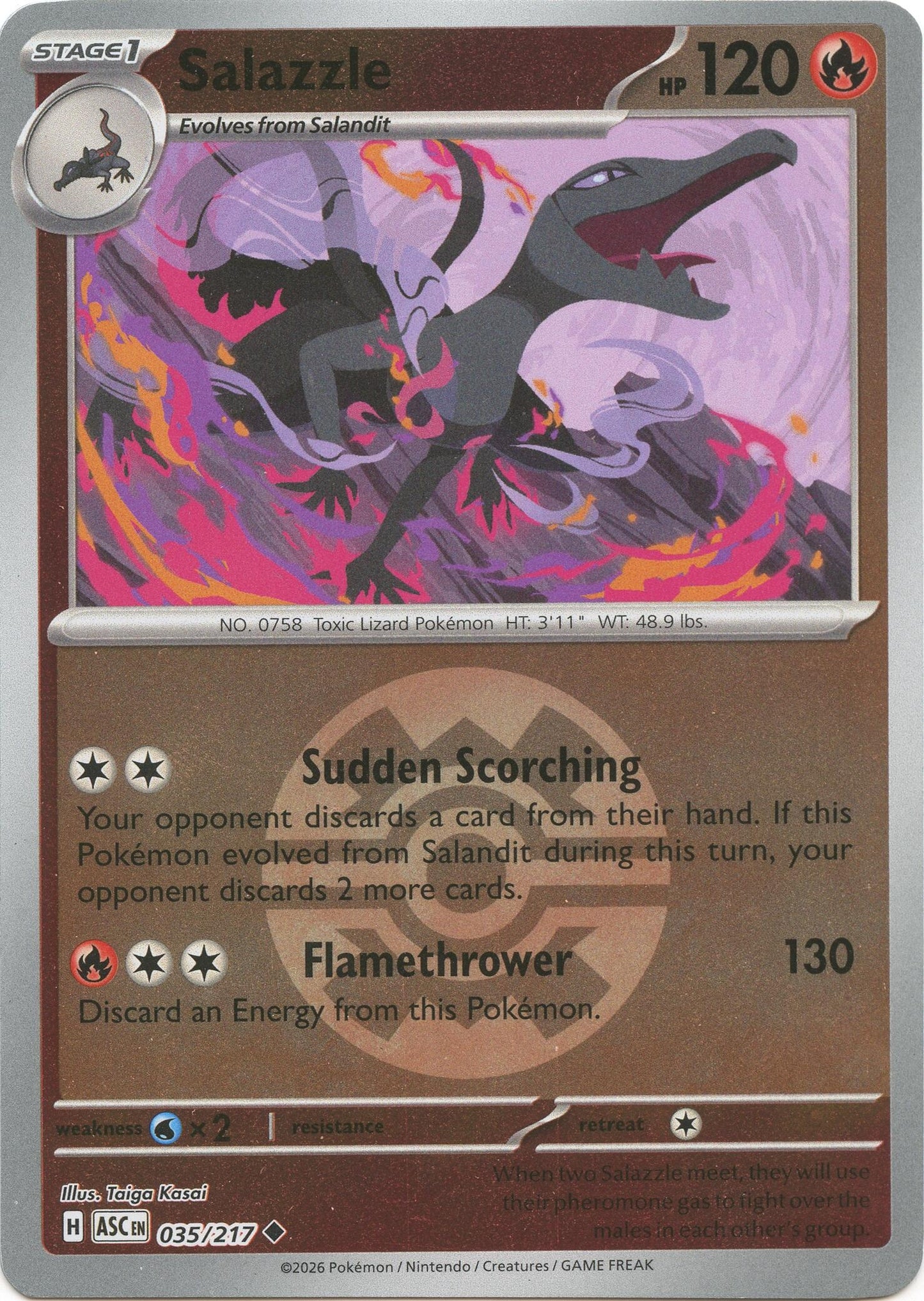 Image for Salazzle - 035/217 (Quick Ball) (035/217) (ASC) - Pokemon