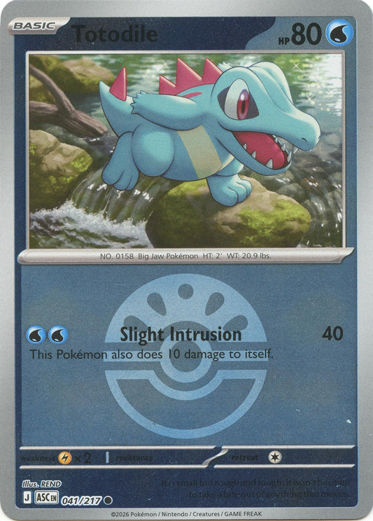 Image for Totodile (Friend Ball) (041/217) (ASC) - Pokemon