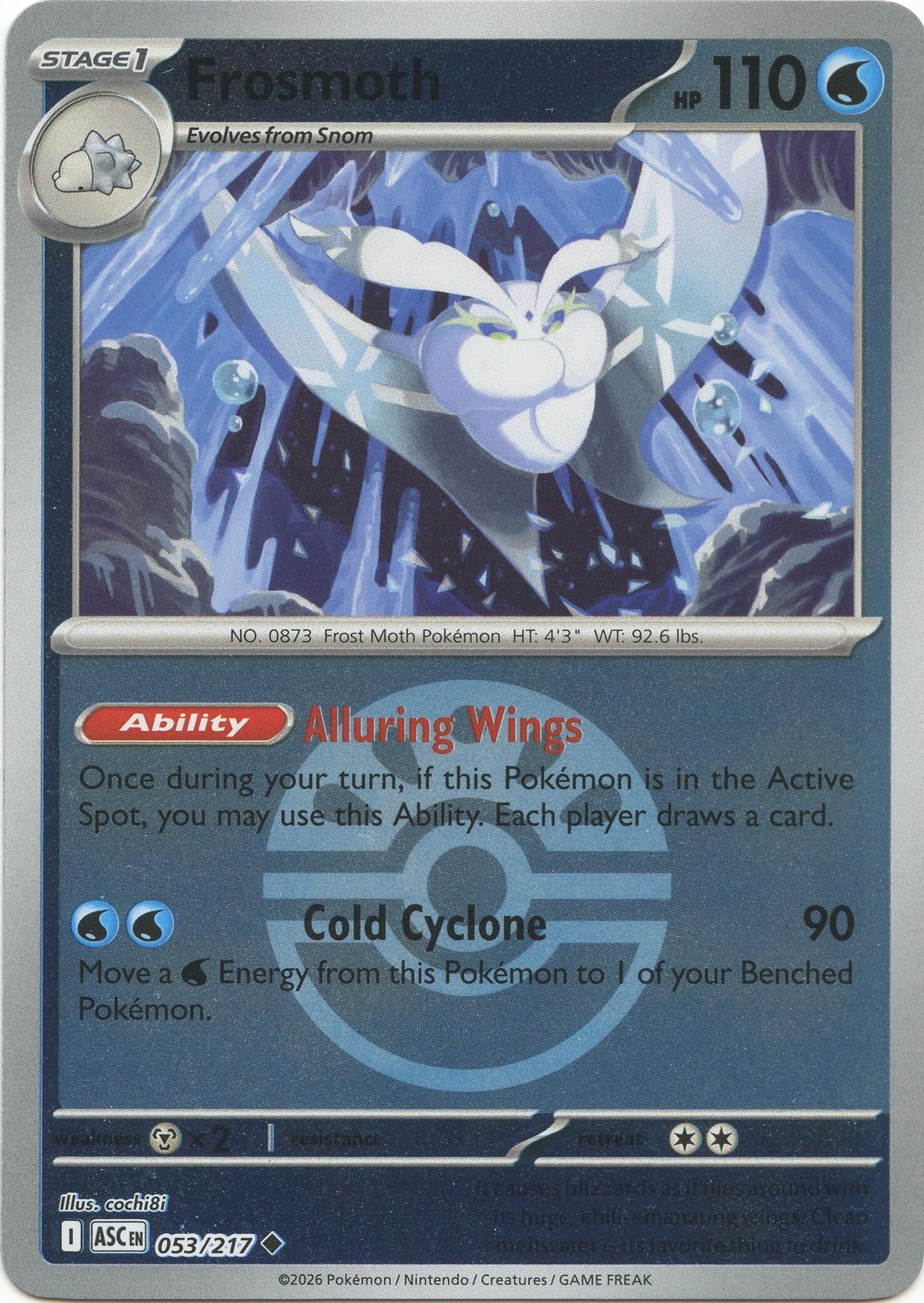 Image for Frosmoth (Friend Ball) (053/217) (ASC) - Pokemon