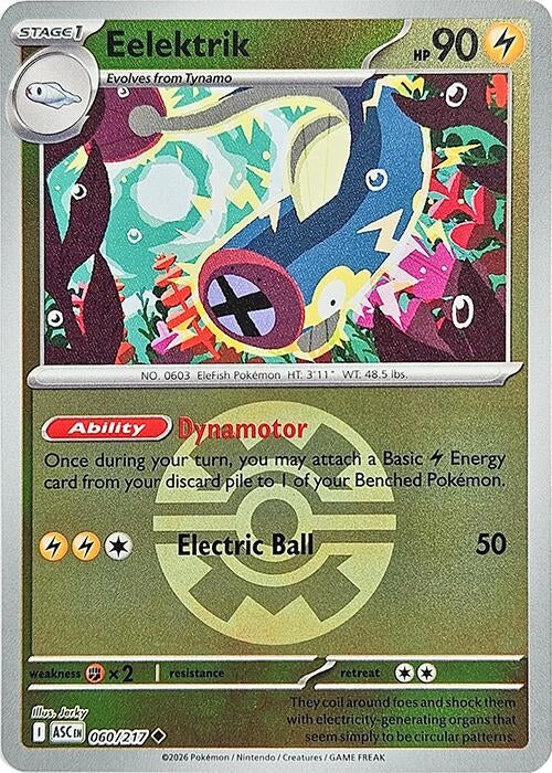 Image for Eelektrik (Quick Ball) (060/217) (ASC) - Pokemon