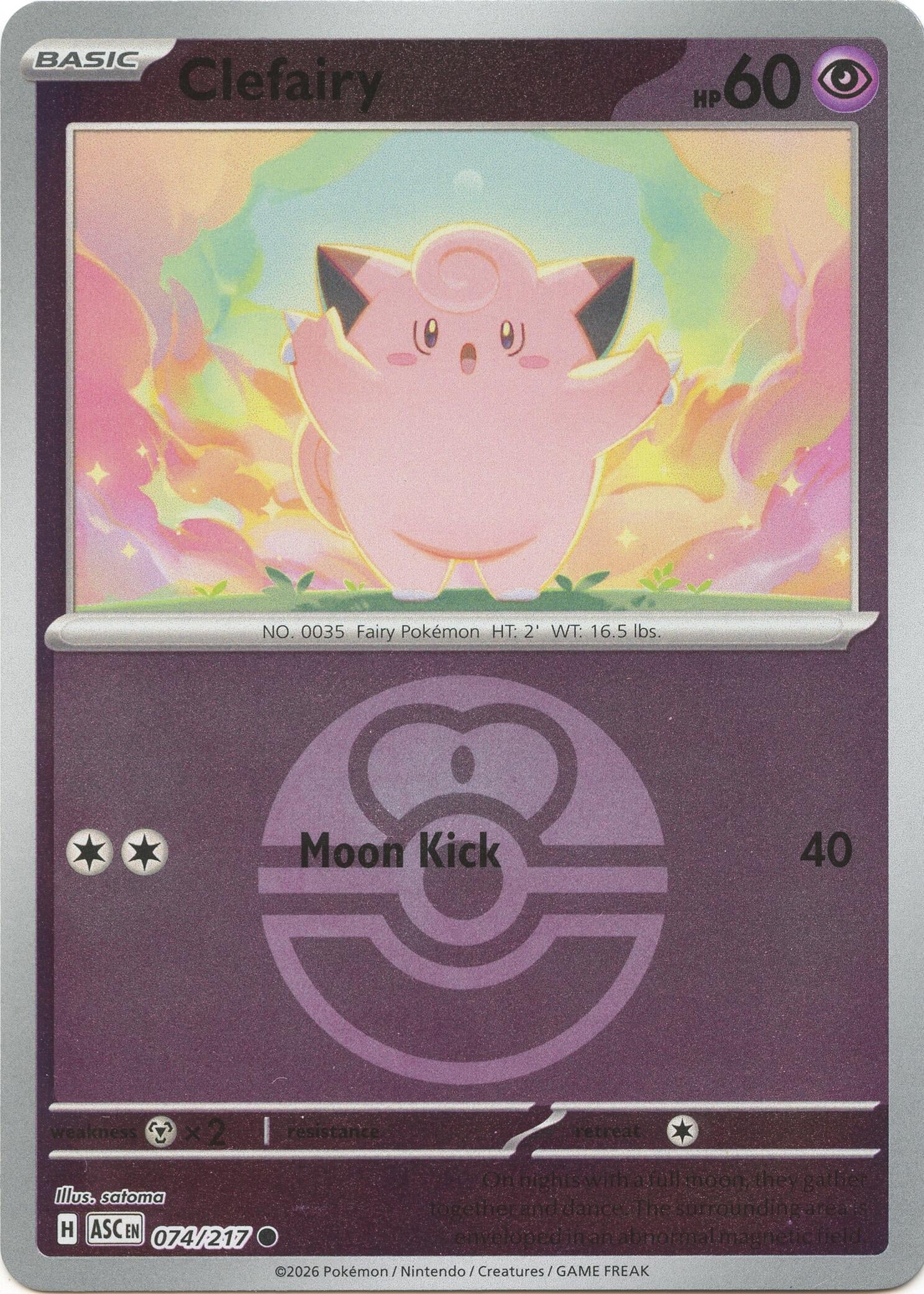 Image for Clefairy (Love Ball) (074/217) (ASC) - Pokemon