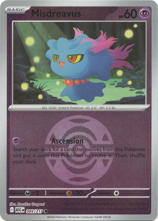 Image for Misdreavus - 085/217 (Dusk Ball) (085/217) (ASC) - Pokemon