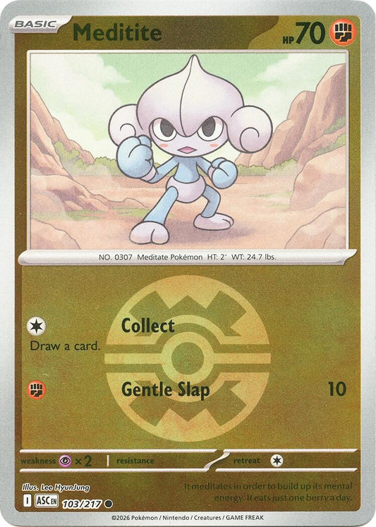Image for Meditite (Quick Ball) (103/217) (ASC) - Pokemon