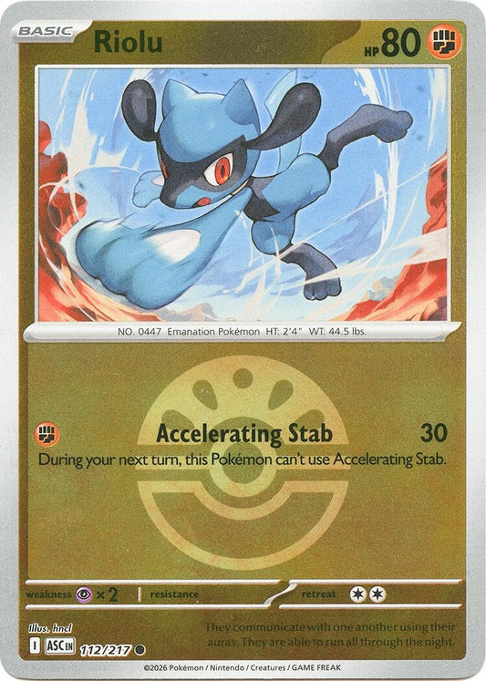 Image for Riolu (Friend Ball) (112/217) (ASC) - Pokemon