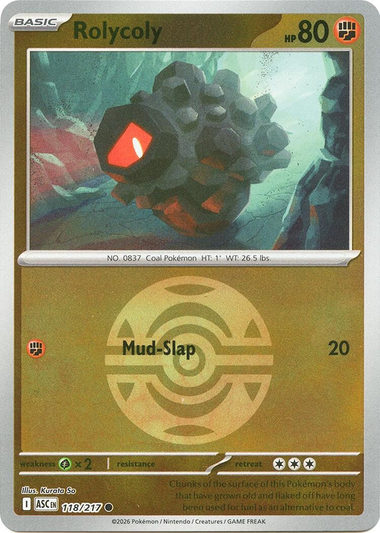 Image for Rolycoly (Dusk Ball) (118/217) (ASC) - Pokemon