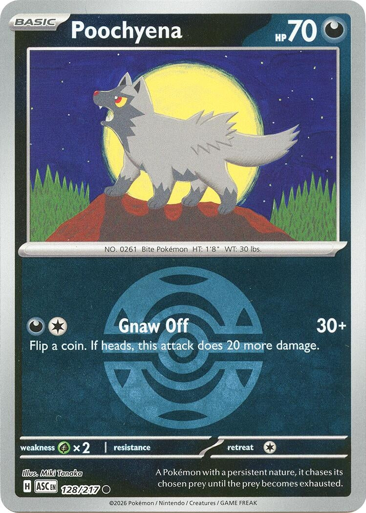 Image for Poochyena (Dusk Ball) (128/217) (ASC) - Pokemon