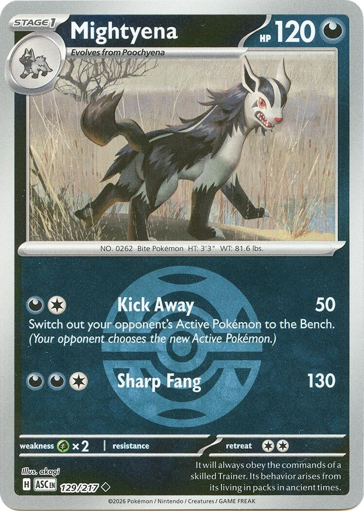 Image for Mightyena - 129/217 (Dusk Ball) (129/217) (ASC) - Pokemon