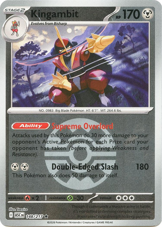 Image for Kingambit (Quick Ball) (148/217) (ASC) - Pokemon