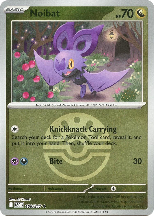 Image for Noibat (Friend Ball) (156/217) (ASC) - Pokemon