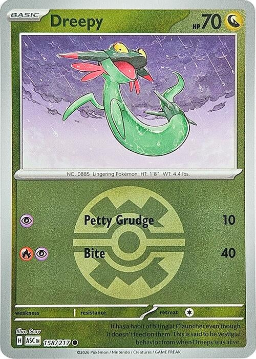 Image for Dreepy - 158/217 (Quick Ball) (158/217) (ASC) - Pokemon