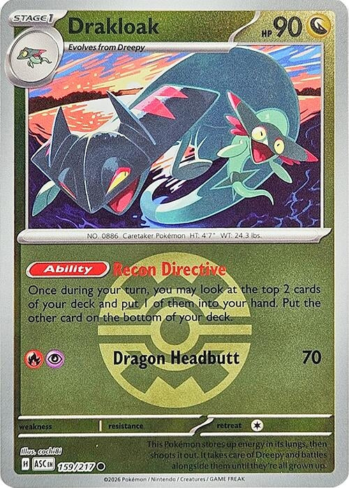 Image for Drakloak - 159/217 (Quick Ball) (159/217) (ASC) - Pokemon