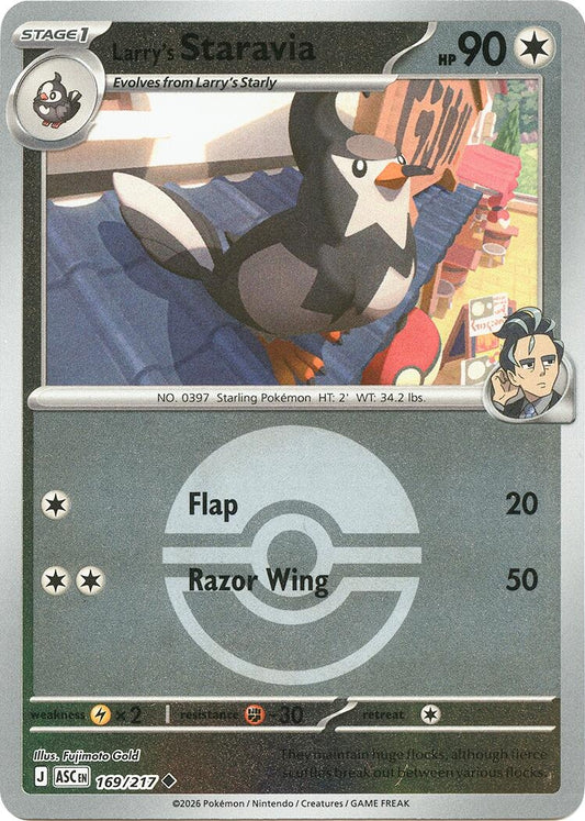 Image for Larry's Staravia (Poke Ball) (169/217) (ASC) - Pokemon