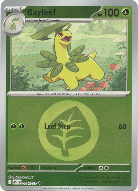 Image for Bayleef (Energy Symbol Pattern) (009/217) (ASC) - Pokemon