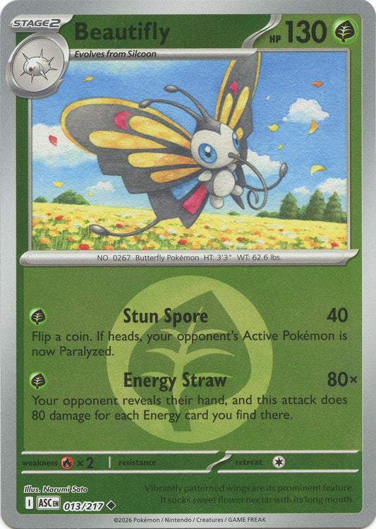 Image for Beautifly - 013/217 (Energy Symbol Pattern) (013/217) (ASC) - Pokemon
