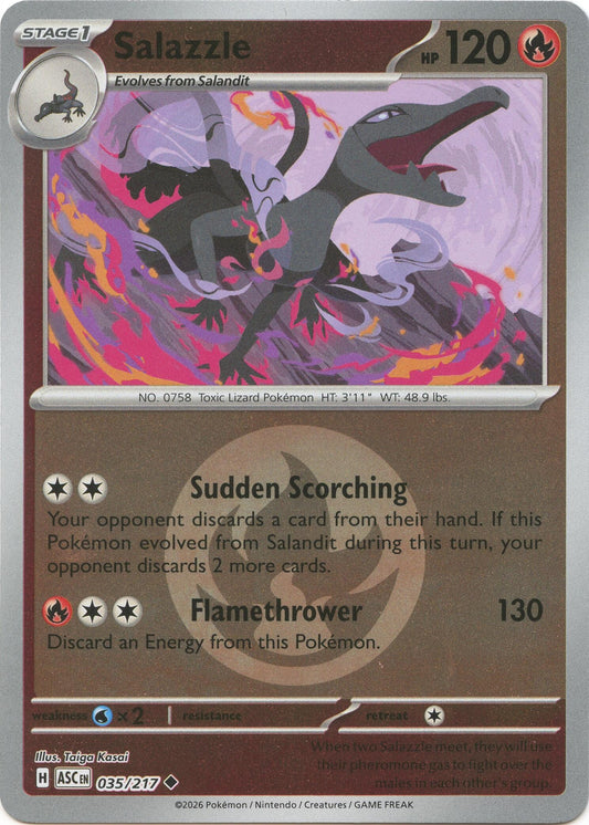 Image for Salazzle - 035/217 (Energy Symbol Pattern) (035/217) (ASC) - Pokemon