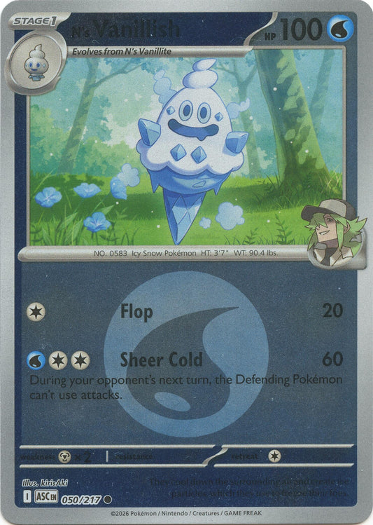 Image for N's Vanillish (Energy Symbol Pattern) (050/217) (ASC) - Pokemon