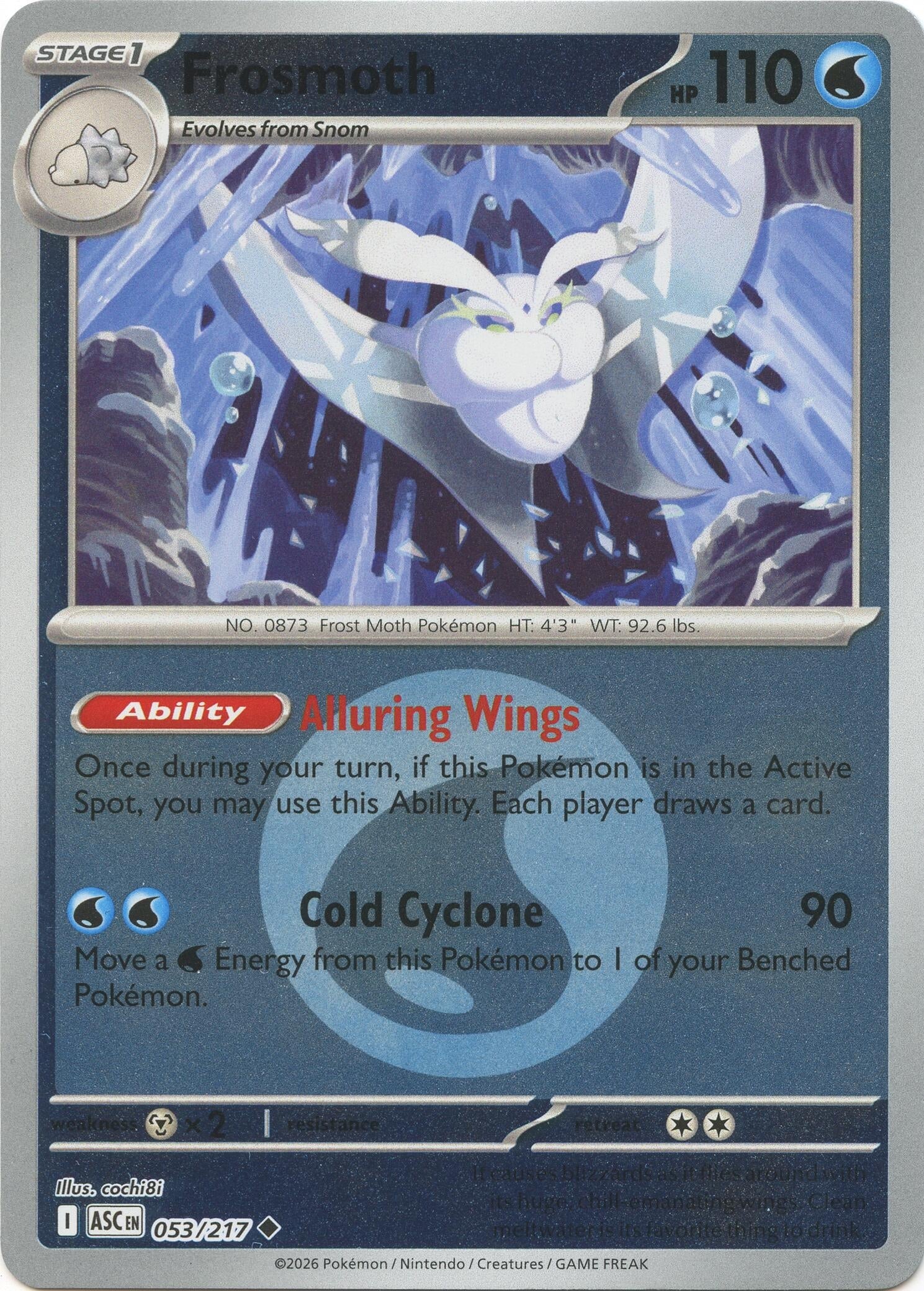 Image for Frosmoth (Energy Symbol Pattern) (053/217) (ASC) - Pokemon