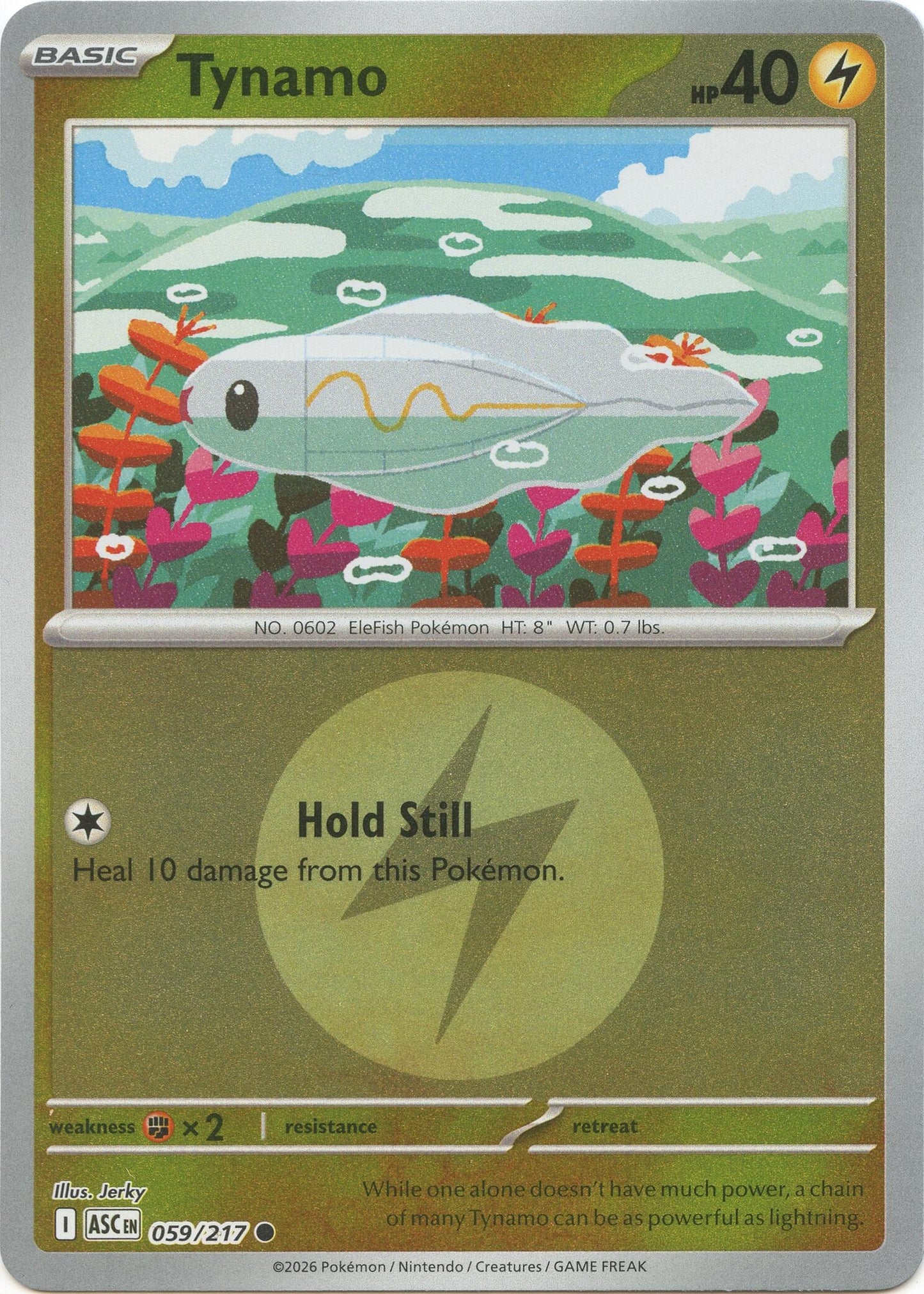 Image for Tynamo (Energy Symbol Pattern) (059/217) (ASC) - Pokemon