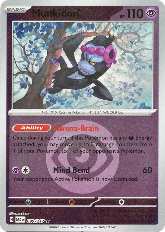 Image for Munkidori (Energy Symbol Pattern) (099/217) (ASC) - Pokemon