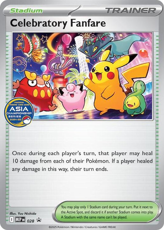 Image for Celebratory Fanfare (Asia Championship Series 24-25) (028) (ME: Mega Evolution Promo) (MEP) - Pokemon