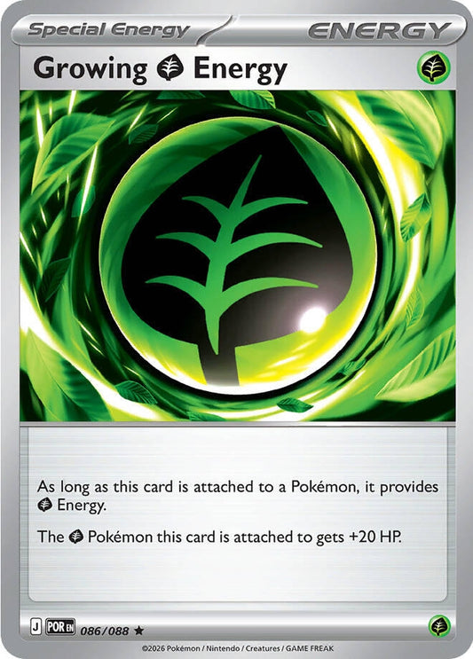 Image for Growing Grass Energy (086/088) (POR) - Pokemon