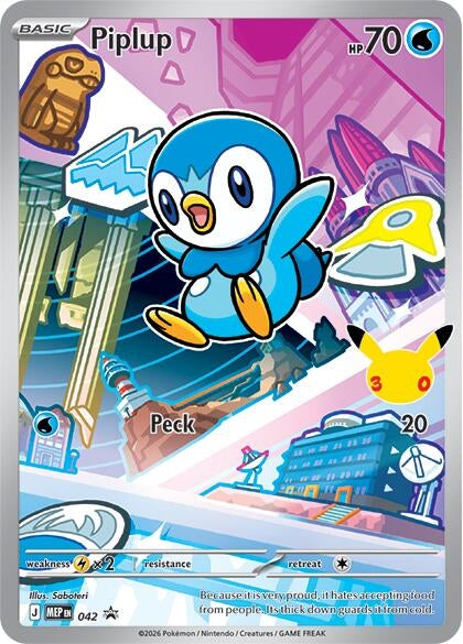 Image for Piplup - 042 (042) (ME: Mega Evolution Promo) (MEP) - Pokemon