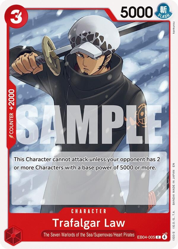 Image for Trafalgar Law (EB04-005) (Adventure on Kami's Island) (OP15-EB04) - One Piece Card Game
