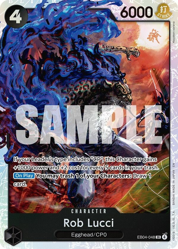 Image for Rob Lucci (EB04-048) (Adventure on Kami's Island) (OP15-EB04) - One Piece Card Game