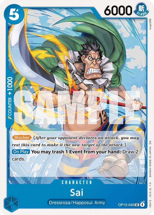 Image for Sai (OP15-045) (Adventure on Kami's Island) (OP15-EB04) - One Piece Card Game