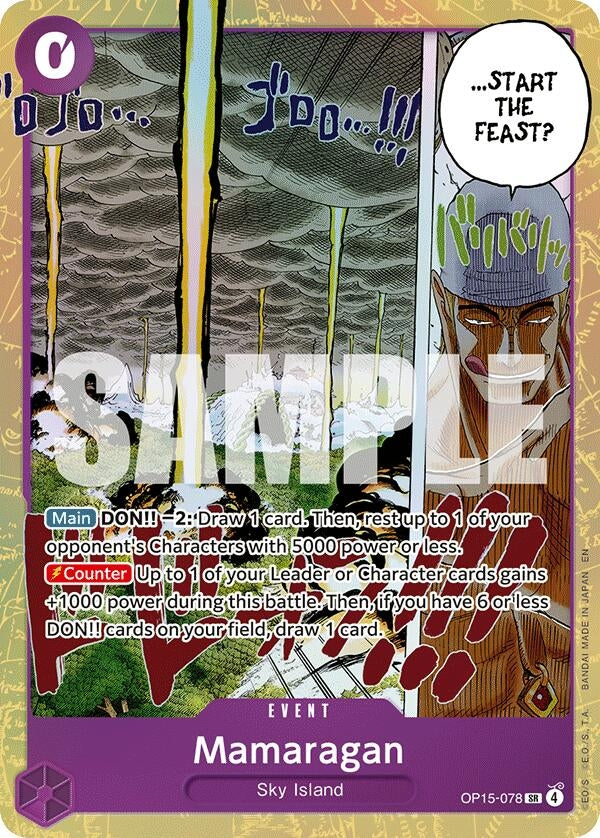 Image for Mamaragan (OP15-078) (Adventure on Kami's Island) (OP15-EB04) - One Piece Card Game