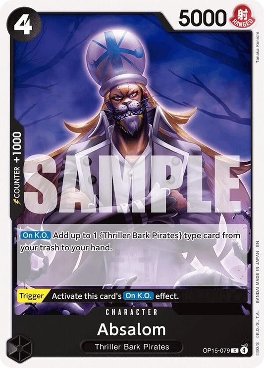 Image for Absalom (OP15-079) (Adventure on Kami's Island) (OP15-EB04) - One Piece Card Game