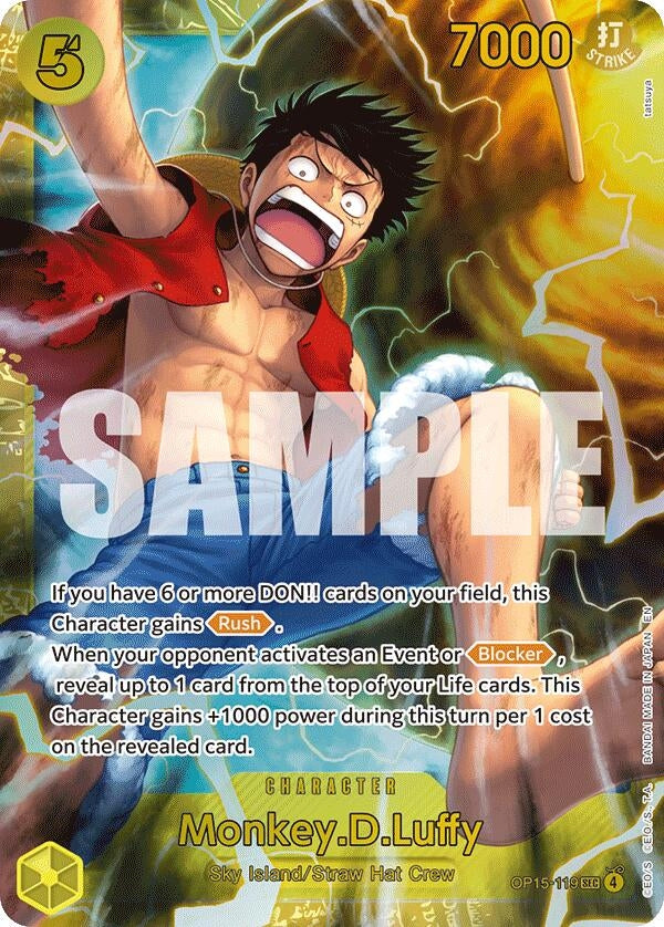 Image for Monkey.D.Luffy (OP15-119) (OP15-119) (Adventure on Kami's Island) (OP15-EB04) - One Piece Card Game