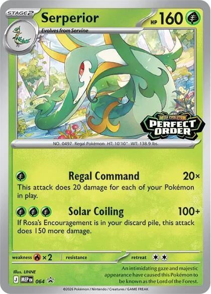 Image for Serperior - 064 (064) (ME: Mega Evolution Promo) (MEP) - Pokemon