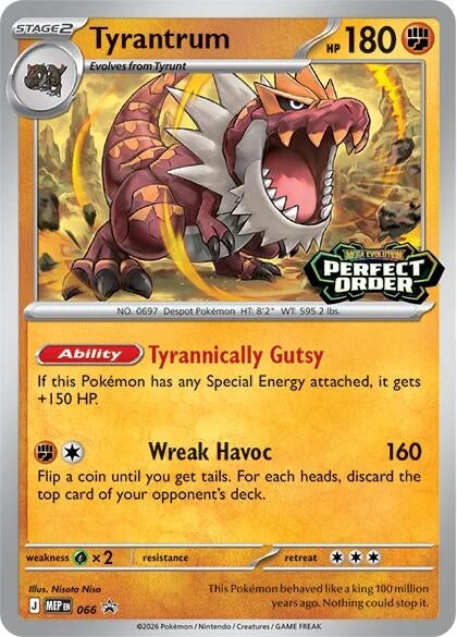 Image for Tyrantrum - 066 (066) (ME: Mega Evolution Promo) (MEP) - Pokemon
