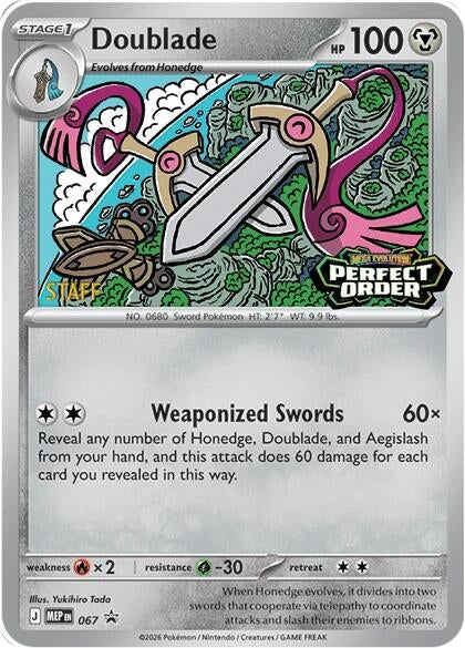 Image for Doublade - 067 [Staff] (067) (ME: Mega Evolution Promo) (MEP) - Pokemon