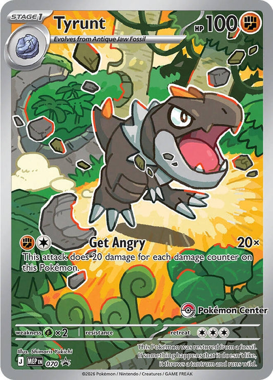 Image for Tyrunt - 070 (Pokemon Center Exclusive) (070) (ME: Mega Evolution Promo) (MEP) - Pokemon