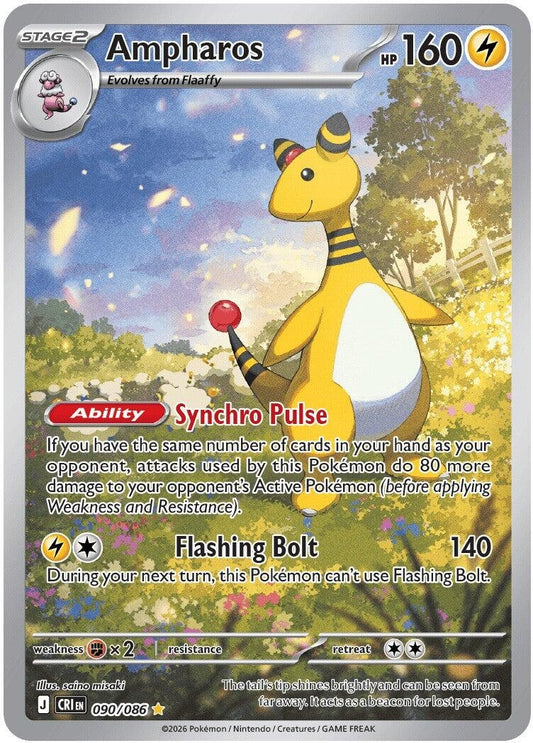 Image for Ampharos (090/086) (ME04: Chaos Rising) (CRI) - Pokemon