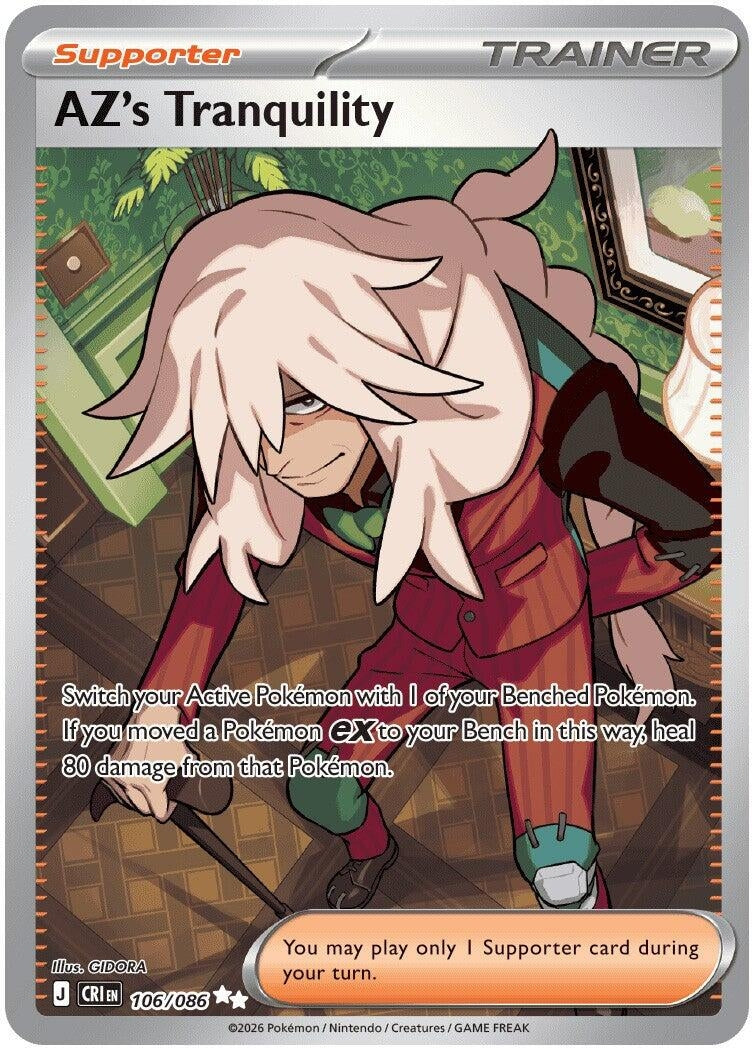Image for AZ's Tranquility (106/086) (ME04: Chaos Rising) (CRI) - Pokemon