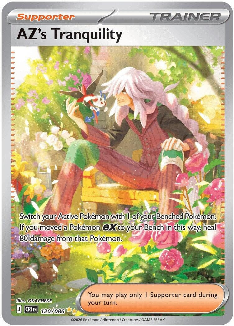 Image for AZ's Tranquility (120/086) (ME04: Chaos Rising) (CRI) - Pokemon