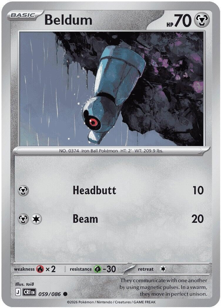 Image for Beldum (059/086) (ME04: Chaos Rising) (CRI) - Pokemon