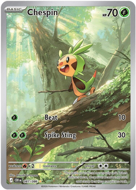 Image for Chespin (087/086) (ME04: Chaos Rising) (CRI) - Pokemon